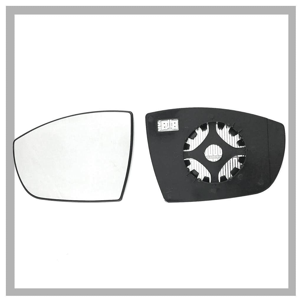 Fits Ford S Max, For 2006 to 2014 Convex Wing Mirror Glass LEFT HAND ( UK Passenger Side )