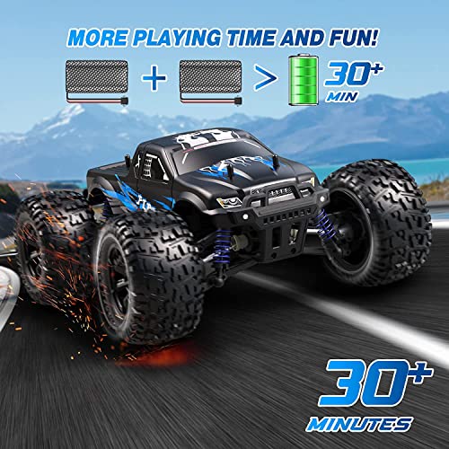 Elvodosia High-Speed 1:16 Scale Rc Cars, 40 Km/H All-Terrain Remote Control Car For Adults Kids, 4X4 Off-Road Rc Truck, Two Batteries For 40+ Mins #TOP1