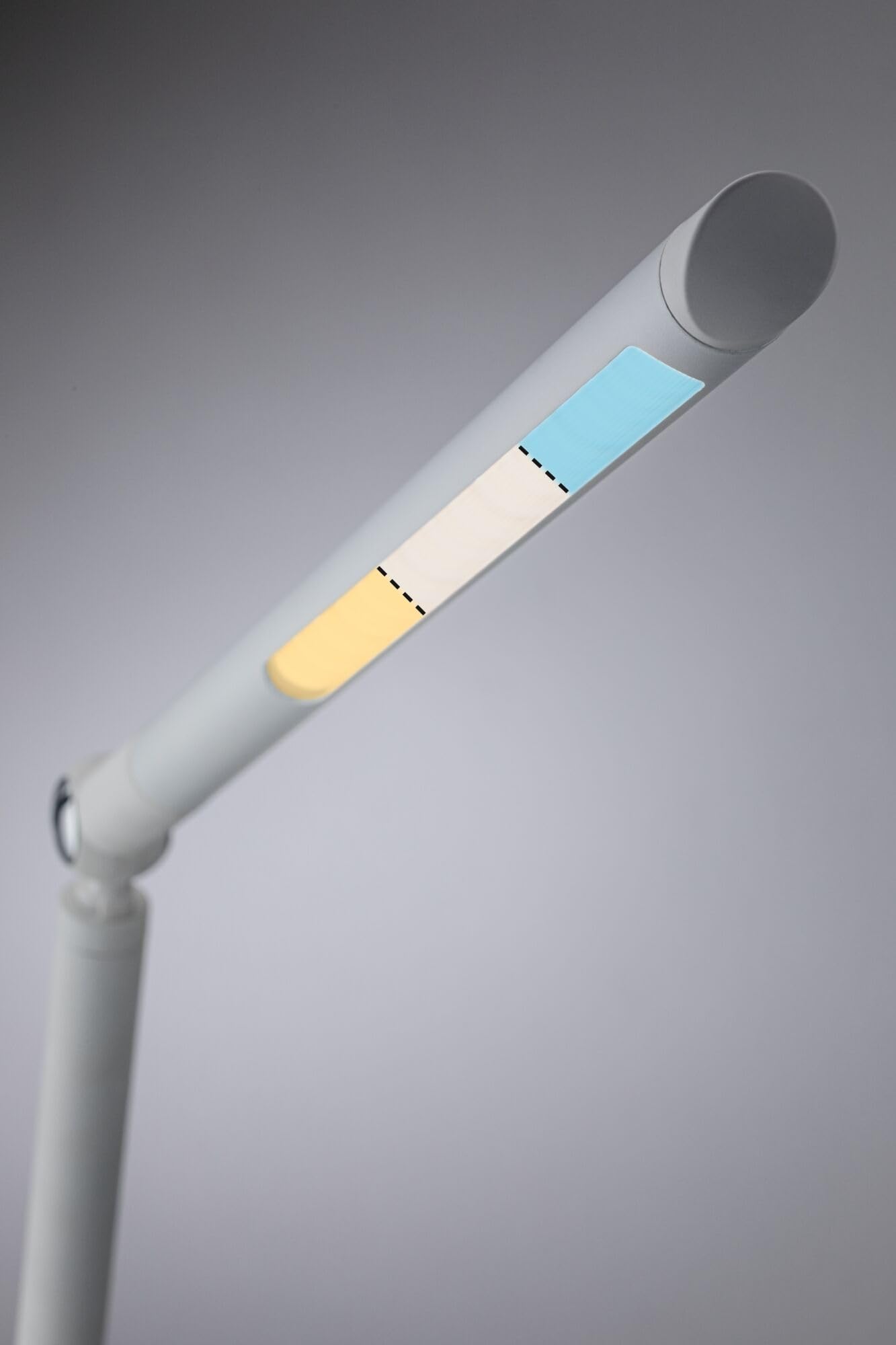 Paulmann 78911 Luminaria de escritorio LED FlexBar WhiteSwitch TunableWhite incl. lámparas auxiliares 1x10,6W, reg., blanco, luminaria sobremesa 3000K
