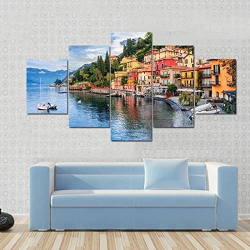 5 Panel Wall Art Canvas Print Modern Artwork Coffee Beans Painting Pictures Print On Canvas The Picture For Home Bedroom Living Room Modern Decoration Piece Xxl/Frameless 200 X 100 Cm -9T5C-T0W3-4E