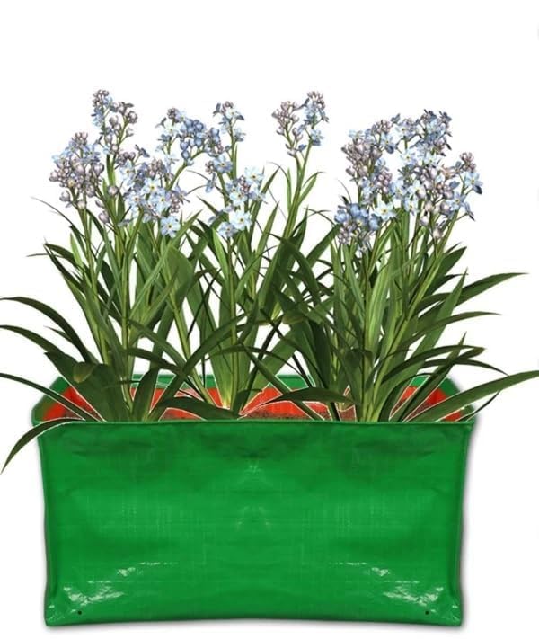 Image of IAgriFarm HDPE UV Treated Grow Bag, 48 inchX12 inchX12 inch 250 GSM - Pack of 5