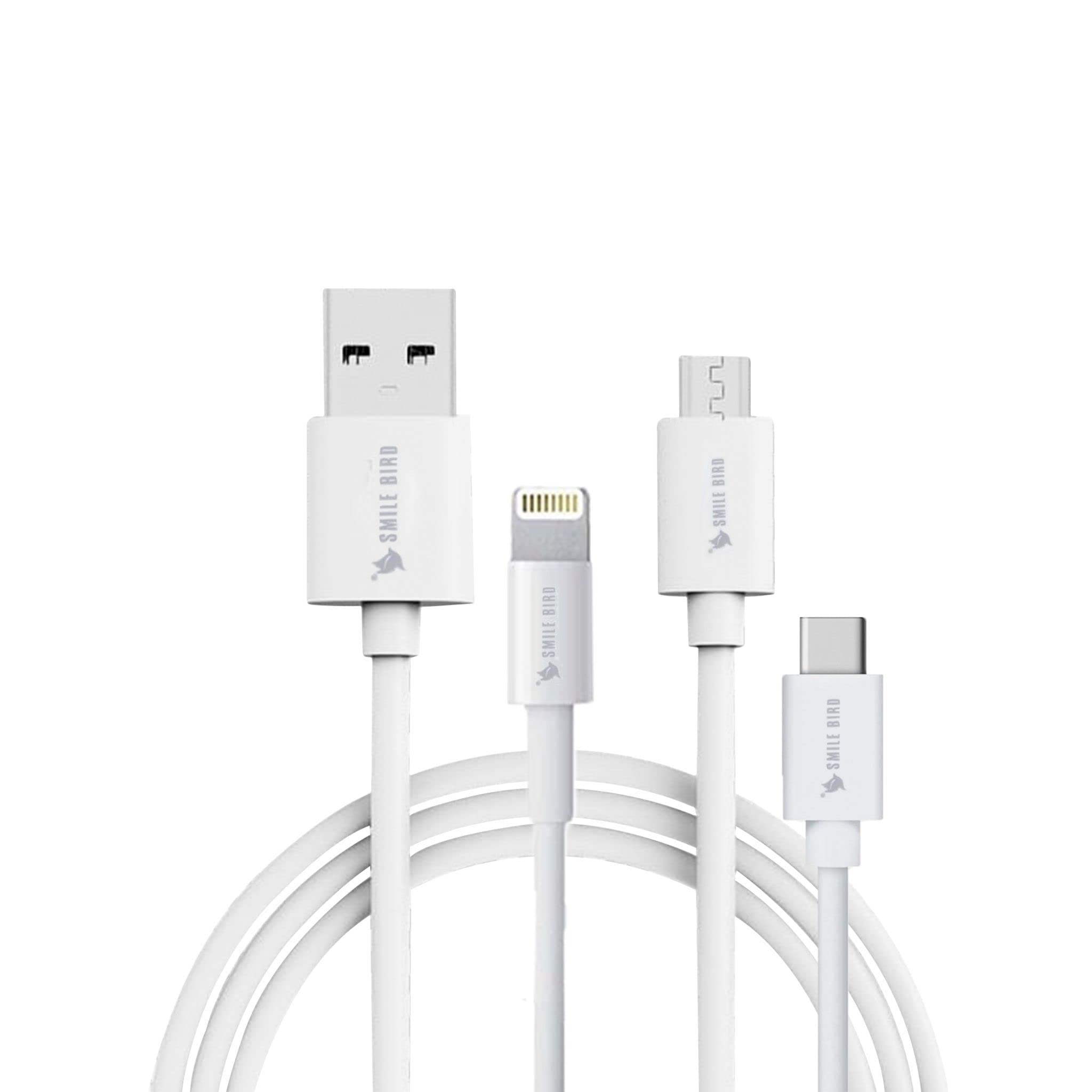 (10 Pack) Multi Charging Cable in Charging Cable Wholesale Price  White