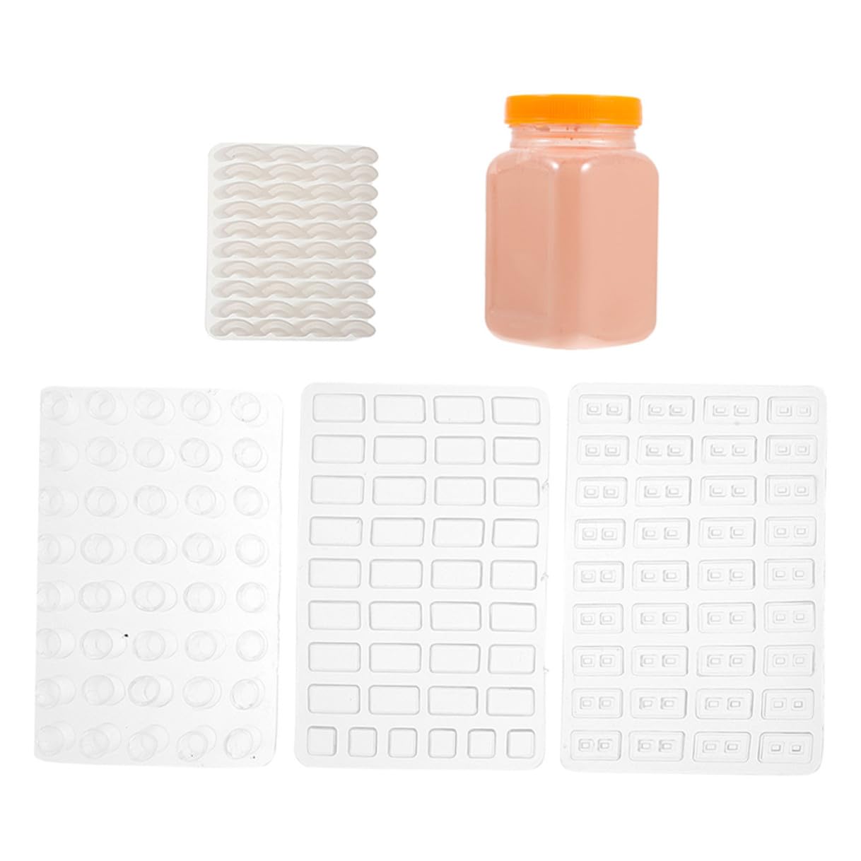 Kit Stampi per Mattoni in Miniatura in Silicone per Tavolo di Sabbia Fai da Te, Accessori per Micropaesaggi e Mini Paesaggi Decorativi, Set Portatile per Hobby Creativi