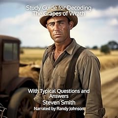 Study Guide for Decoding The Grapes of Wrath Audiolibro Por Steven Smith arte de portada