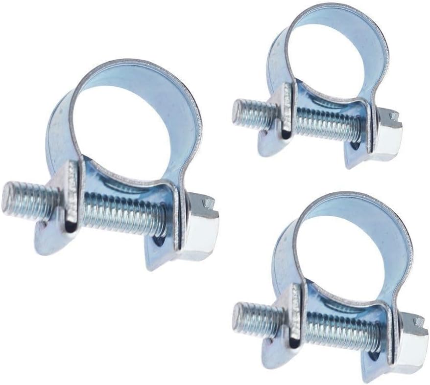 (1/4", 5/16", 3/8") 30 PCS Fuel Injection Hose Clamp/Auto Fuel Clamps OEM for Genuine Replacement