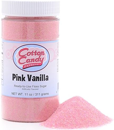 Cotton Candy Express Floss Sugar, Pink Vanilla