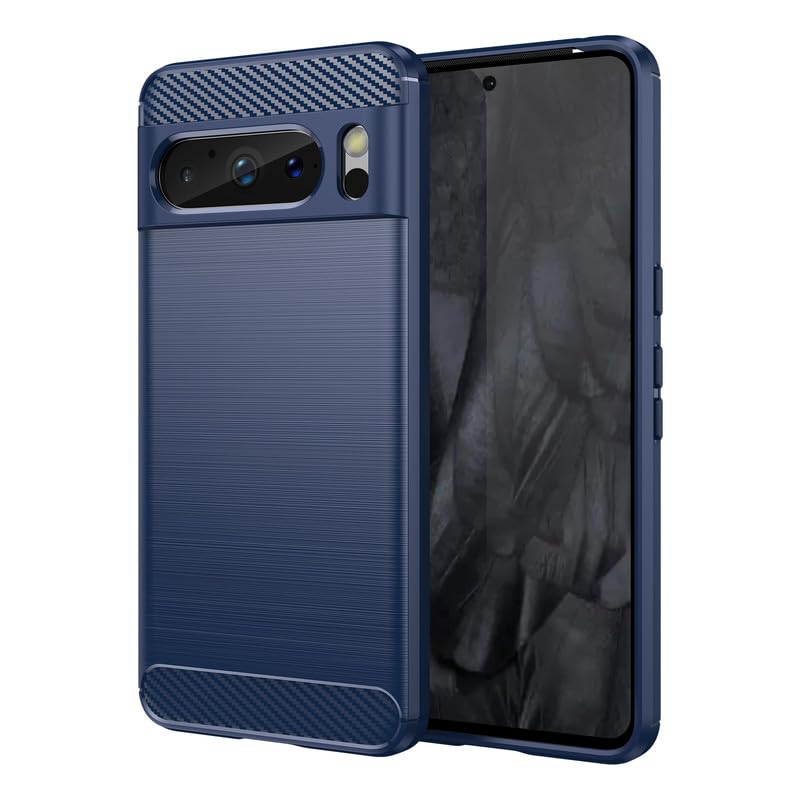 Image of Basic Case for Google Pixel 8 Pro (Carbon Fibre Blue)