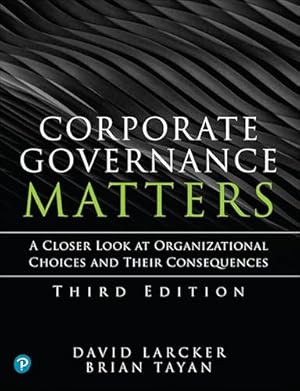 Corporate Governance Matters