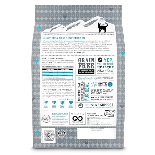Image of I AND LOVE AND YOU, Cat Food Kibble Surf N' Chick Nude, 80 Ounce