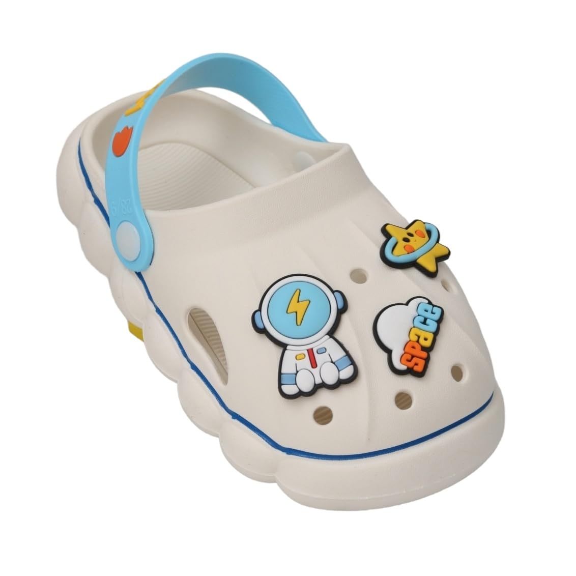 Yellow Bee Cute Space Themed Clogs for Boys, White (B0CGV11ZWS) Amazon Price History, Amazon Price Tracker