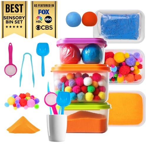 LOLO TOYS Sensory Kit for Toddlers and Kids -...