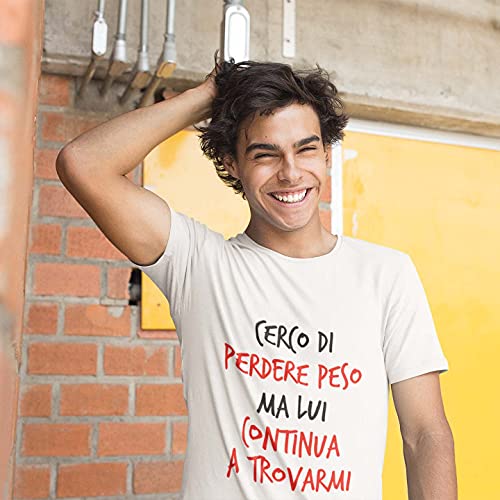 CHEMAGLIETTE! T-Shirt Divertente Uomo Maglietta