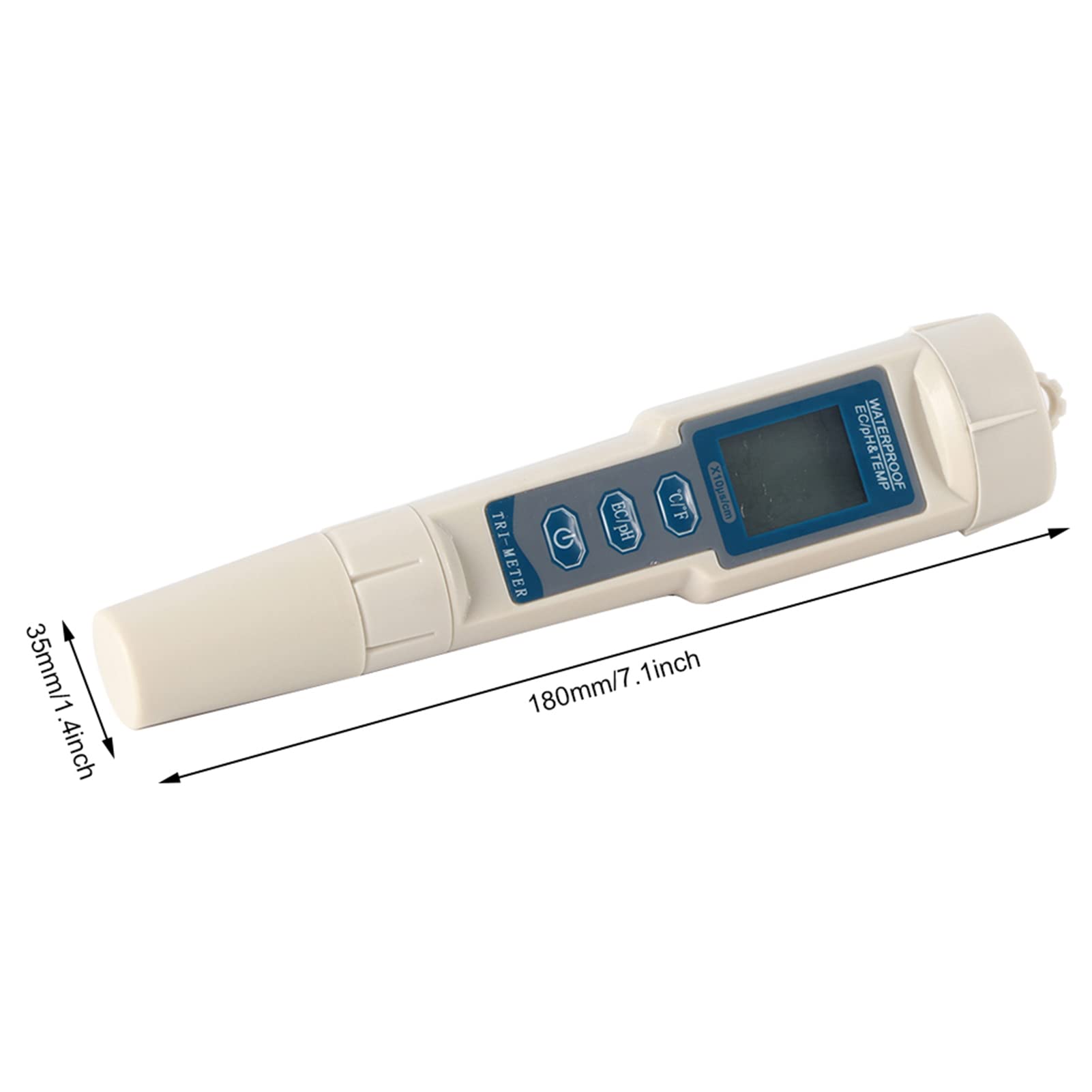 Medidor de PH, 3 in 1 PH Meter, Medidor de Conductividad de Agua, Probador de Calidad del Agua PH con Monitor Portátil 3 en 1, Medidor de PH Digital PortáTil para Agua Potable, Acuario, Piscina, SPA
