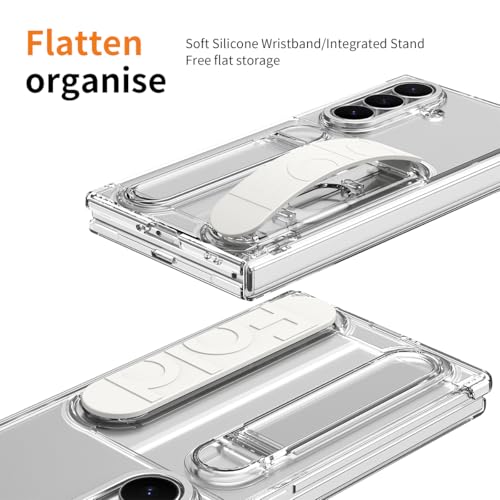 Étui portefeuille Samsung Galaxy Z tri-fold transparent pour éviter les chutes d'écran