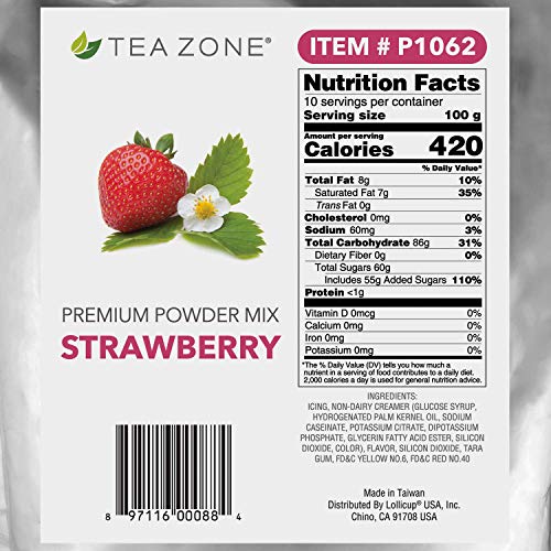 Tea Zone 2 Lb Strawberry Powder #TOP6