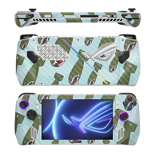 Image of MightySkins Carbon Fiber Skin Compatible with Asus ROG Ally - Bombs Away | Protective, Durable Textured Carbon Fiber Finish | Easy to Apply