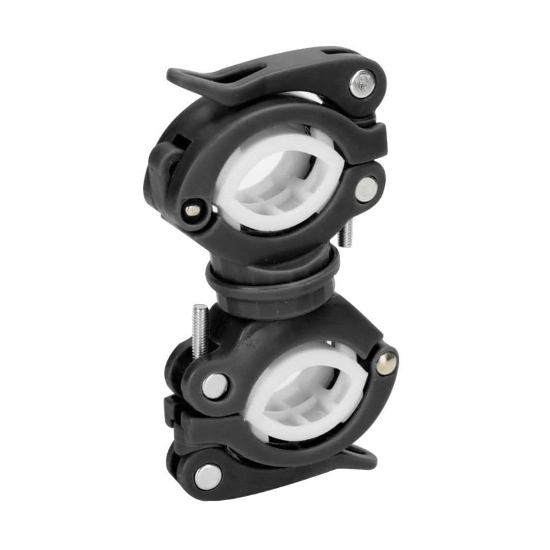 2 Pezzi Morsetto della Torcia della Bici,Supporto luci per Bicicletta Staffa per Luce della Bicicletta Adatto a Una varietà di Biciclette