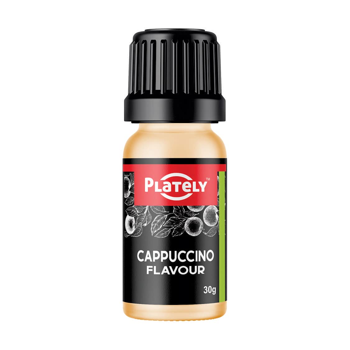 Plately - Cappuccino - Food Flavour Essence for Baking Cakes, Cookies, Chocolates, Ice Creams, Desserts, 30g