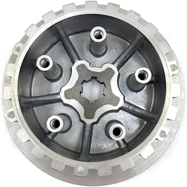 Motorcycle Clutch Assembly Fit For YAMAHA DT230 Fit For LONCIN MT250 GPX TSE250 Center Inner Hub Pressure Plate Outer Cover Gear(Clutch Outer Cover)