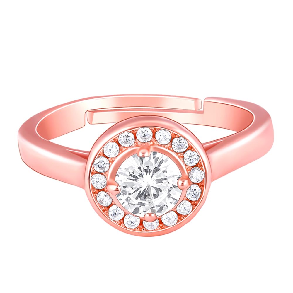 925 Silver Rose Gold Magical World Ring, Adjustable | Gifts for Women and Girls | With Certificate of Authenticity and 925 Stamp | 6 Months Warranty-image-11