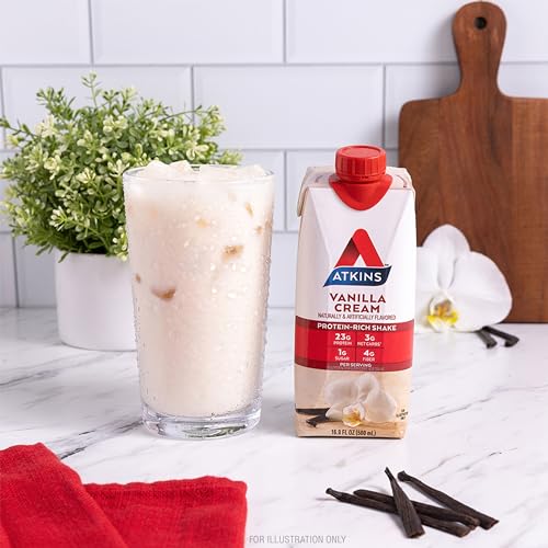 Atkins 604112 Vanilla Cream Meal Size Protein Shake thumb #3