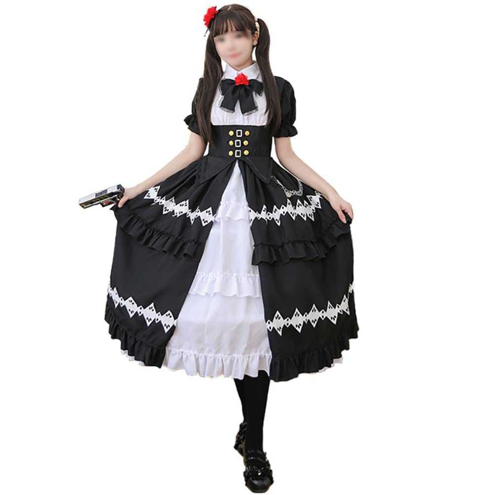 Tongyundacheng Date A Live Kurumi Tokisaki Cosplay Costume Anime Lolita Dress Outfit Women Girls Halloween Party Fancy Dress up