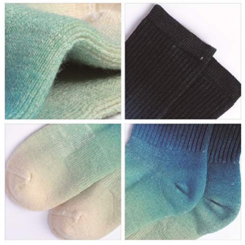 Image of EnerWear 4 Pack Women's Merino Wool Outdoor Hiking Trail Crew Sock