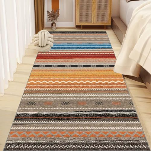 Alfombra antideslizante lavable de pasillo con base de goma protectora gris 4