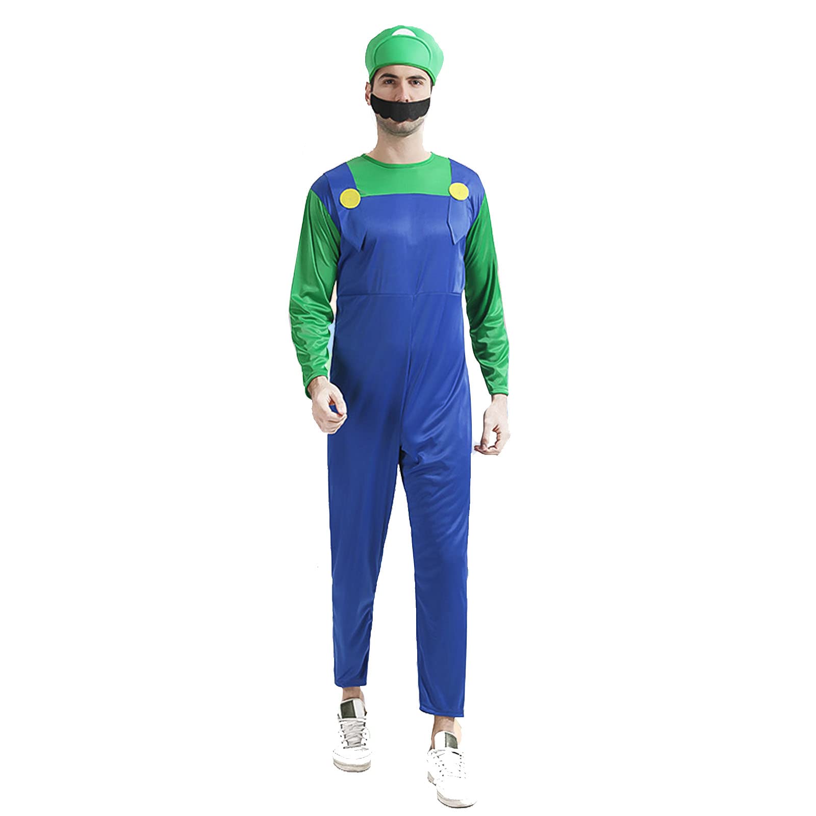 Kitimi Costume Adulto Bambino, Super Costumi Cappelli e Barbe, Decorazione del Costume di Carnevale Halloween Cosplay per Ragazzi, Ragazze e Bambini Adulti