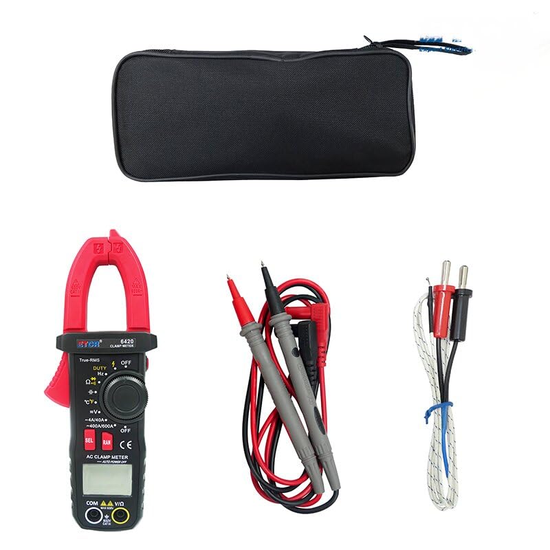 Pinza Amperimétrica Digital ETCR6420 Medidor de Tierra Manual DC AC 20A - 2000A Pinza Pequeña miniatura 1