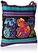 Zeckos Laurel Burch Artistic Totes Crossbody 10 inch X 10 inch Dog Hobo Canvas Handbag