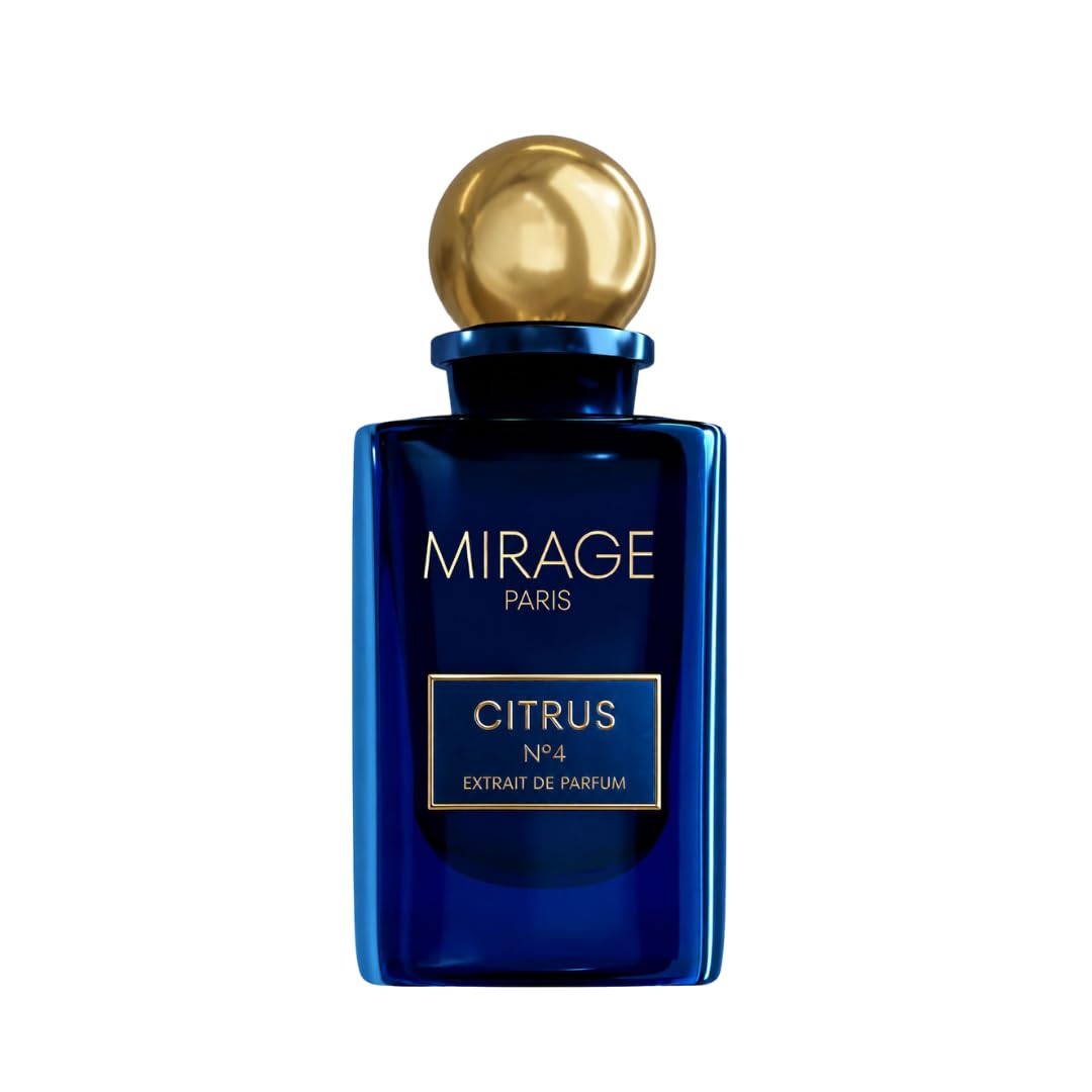 Citrus No.4 - Estratto de Parfum unisex (30% di olio profumato), con feromoni, fresco profumo di agrumi, lunga durata ed elegante, 50 ml + campione di profumo gratuito