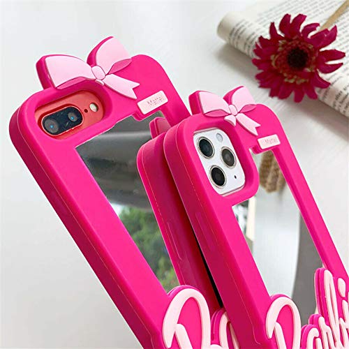 Gazeku Mirror Soft Phone Case With Charm Key Chain Ball For Apple Iphone 12 11 Pro Max Xr 8 7 6 Samsung S20 (For Iphone 12 Pro Max) #TOP3
