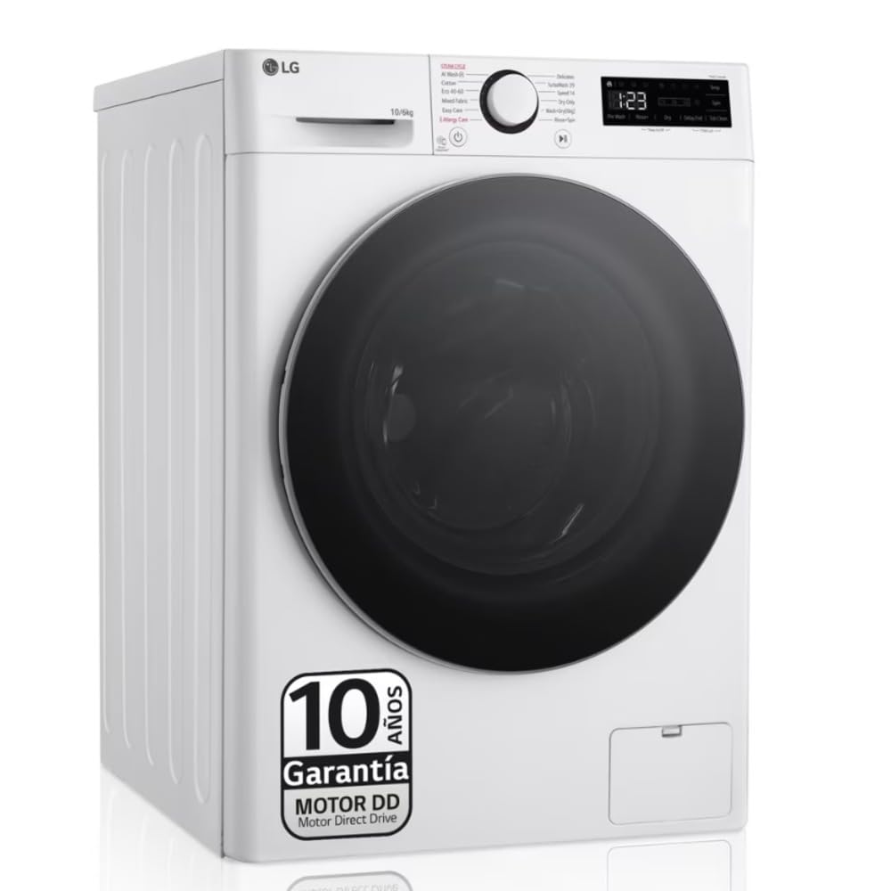 LG Lavadora - Secadora F4DR6010A1W 1400 RPM