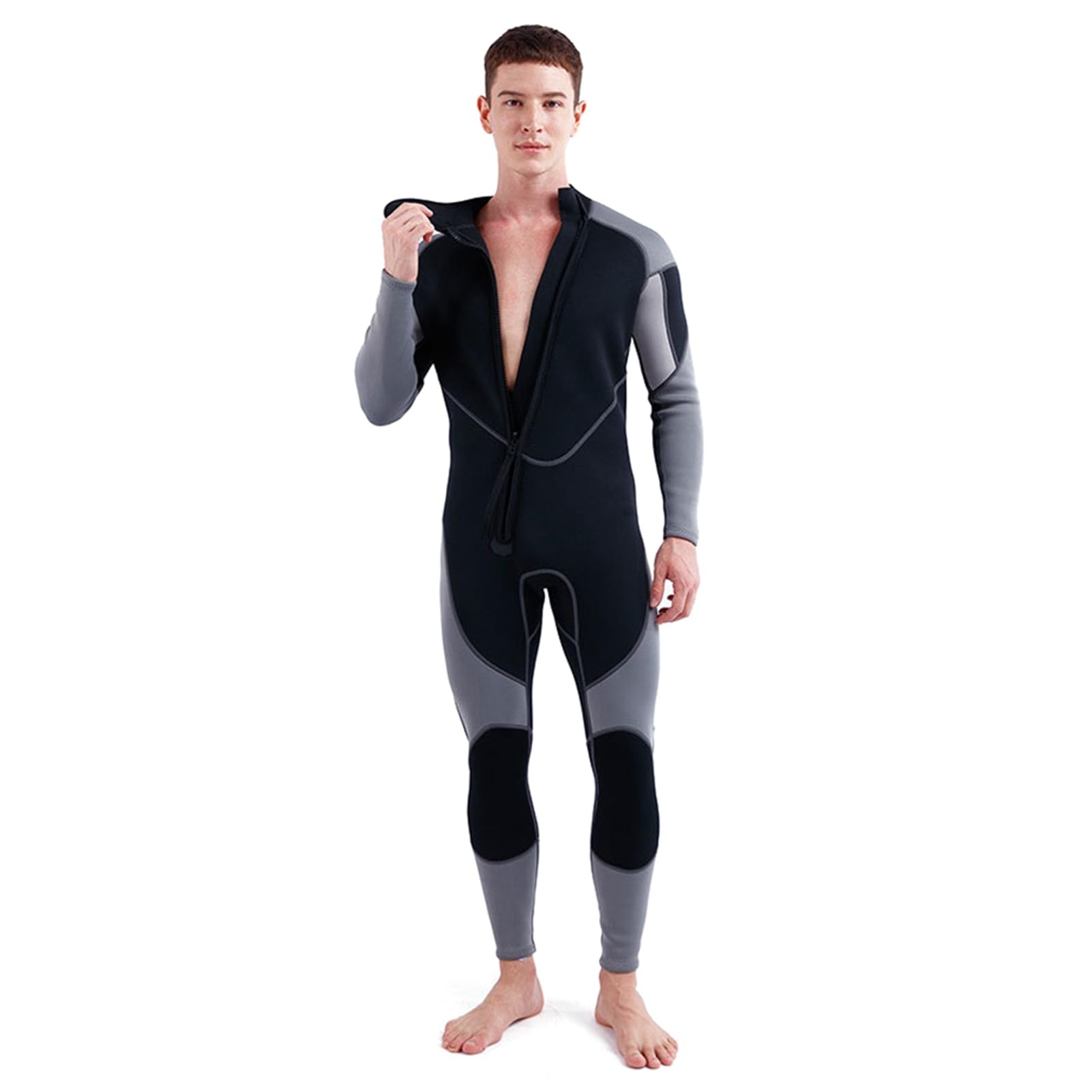 Kombinezon, Pianka Zimowa Męska z Piankami Pianki Kombinezon Piankowy dla Mężczyzn do Surfingu Nurkowanie Snorkeling Kajakarstwo Paddleboarding Sporty Wodne (XL)