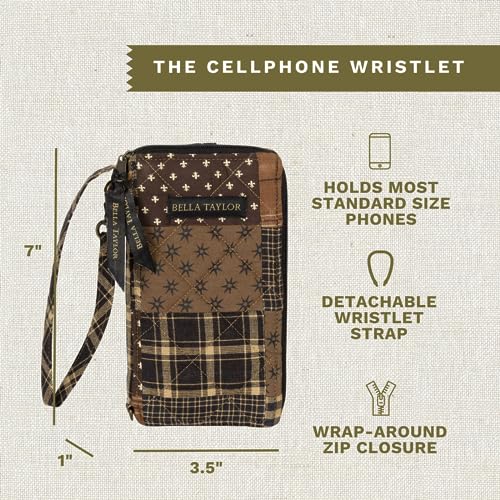 Bella Taylor Cell Phone Wristlet Wallet for Women with Smartphone Pocket and RFID Protection3