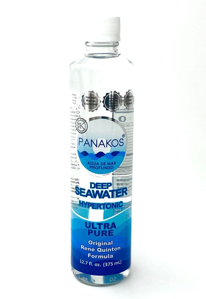 PANAKOS DEEP SEAWATER HYPERTONIC 24 GLASS BOTTLE BOX