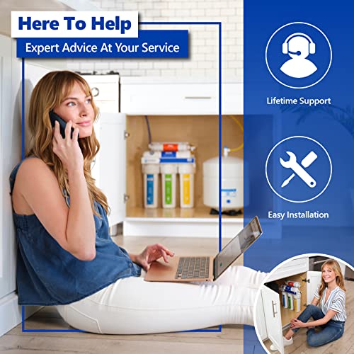 Express Water – 3 Year Reverse Osmosis System Replacement Filter Set – 23 Filters With 50 Gpd Ro Membrane, Carbon Gac, Acb, Pac Filters, Sediment Sed Filters – 10 Inch Size Water Filters #TOP6