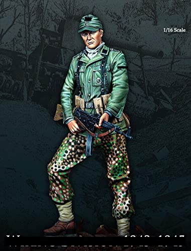 Kit de figura modelo de resina 1/16 sin ensamblar ni pintar miniatura 6