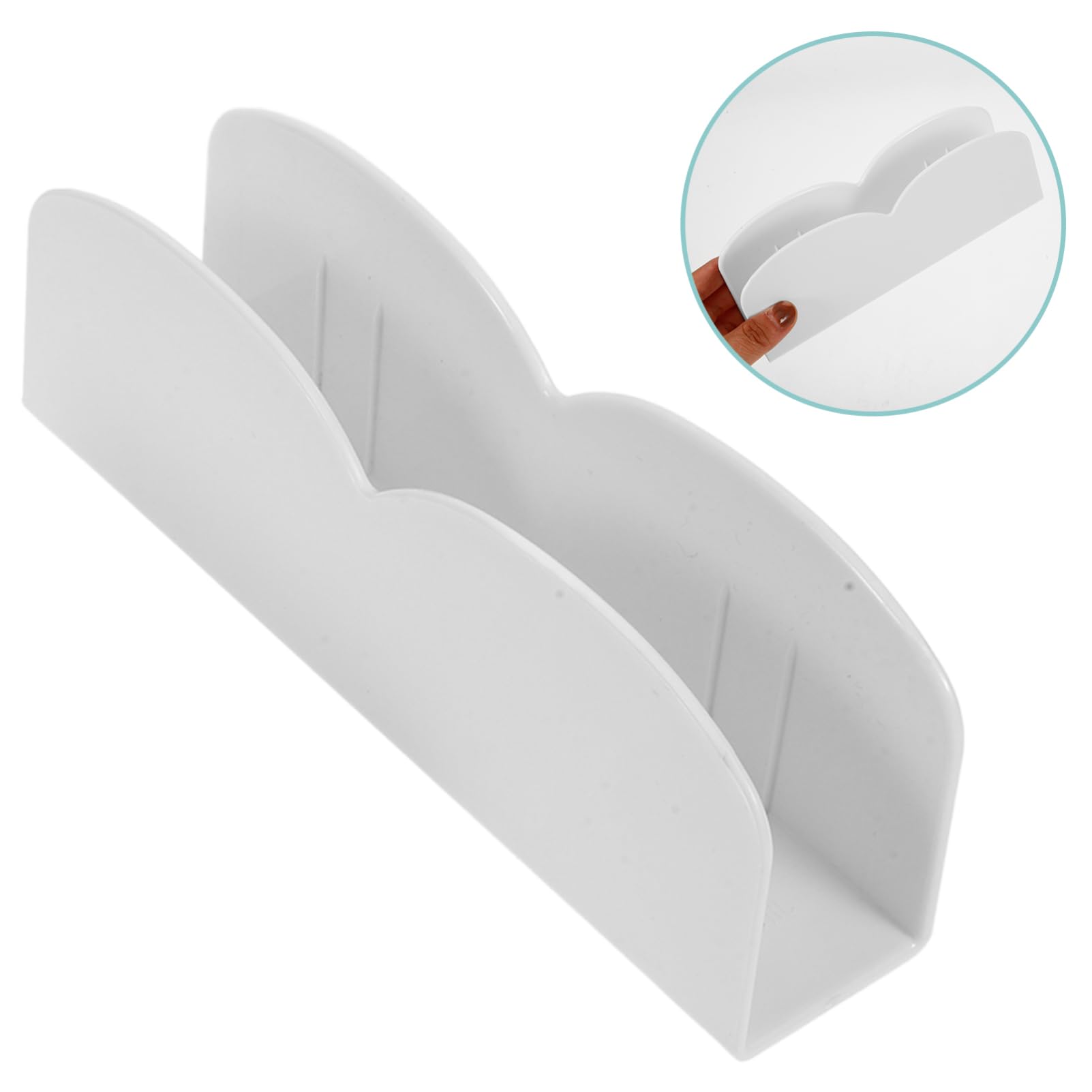 Abaodam 4 Sätze Zaunklammer Stiftstabilisator -laufgitter-Clips Halter Praktische Nutbeschläge Laufgitterständer Kleiner Laufstallsockel Laufstallfixator Plastik Weiß 2 Stück * 4