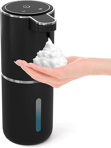 Dispensador automático de jabón espumoso, dispensador de jabón de espuma sin contacto, recargable de 12.8 onzas, montado en la pared, inteligente disponible en Yaxa Guatemala