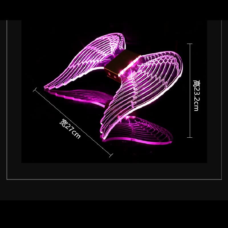Amazon｜天使の翼夜ライト LED ストロボ バトン、シャンパン線香花火光