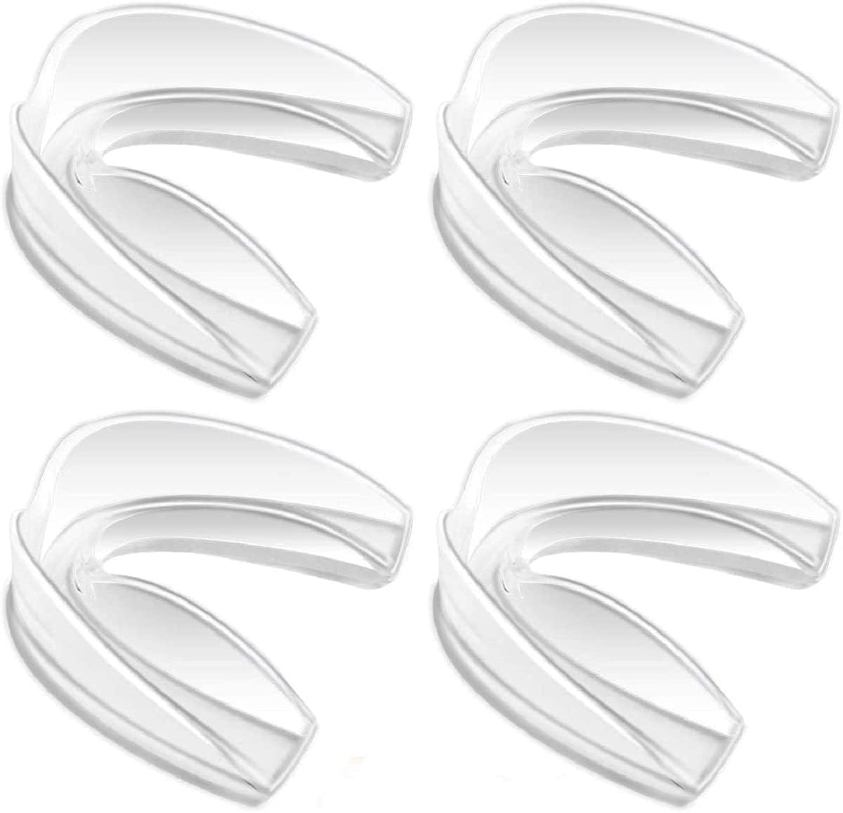DESCTIDY Dental Sports Mouth Guard (4 Pack) | No BPA Soft Material,| Customizable for Comfort - Athletic Teeth Mouth Guards Designed for Maximum Protection (JUNIOR (5-11 Years Old Kids)) (B0D6W7GFYX) Amazon Price History, Amazon Price Tracker