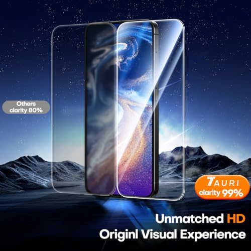 TAURI 2 Pack for Samsung Galaxy S26 Screen Protector, 1-Step Install - 4