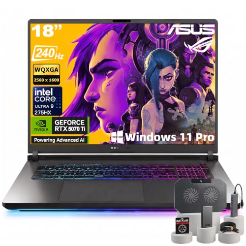 Image of ASUS ROG Strix G18 Gaming AI Laptop RTX 5070 Ti 18 Inch 2.5K 240Hz 64GB 2TB
