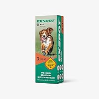 Exspot 2ml - Gocce Antiparassitario Cane - 3 Pipette Antiparassitario Cani Per Cani