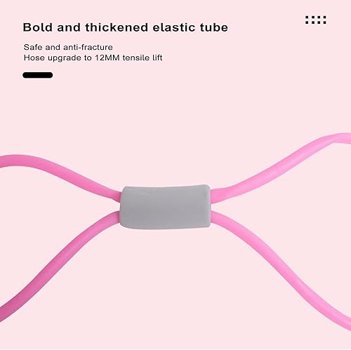 Miniatura 9 de Figura 8 banda de resistencia, bandas de resistencia para mujeres y hombres, banda de resistencia de 8 formas para brazo, expansor de pecho, cuerda