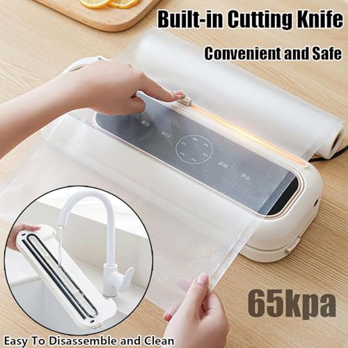 Machine sous vide 65 kPa avec cutter intégré et écran LCD pour conservation - 4