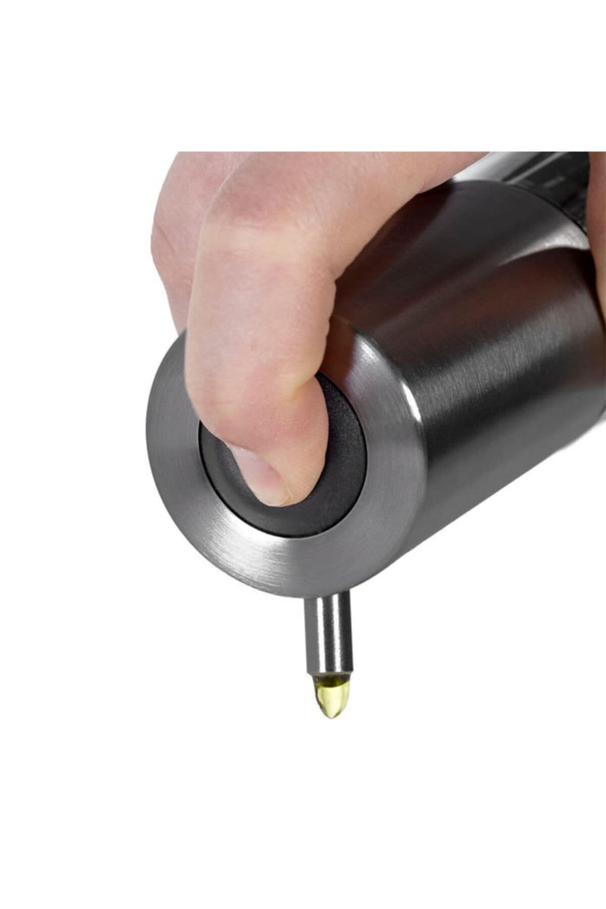 AdHoc BE42 Menage Crystal Oil & Vinegar Pourer Set & Tray | Stainless Steel/Acrylic/Acacia Wood | Oil/Vinegar Dispenser Set | (L)135mm x (H)185mm x (W)67mm | Clear | Includes 2 x Oil/Vinegar Bottles