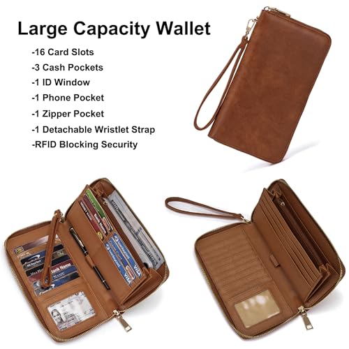 Image of Crossbody Bags for Women Large Hobo Purse Shoulder Handbag Wallet Set 2PCS | Soft PU Leather,Total 9 Pockets,Large Capacity,with a Spacious Functional Wallet,Detachable Shoulder Strap,Stylish Design